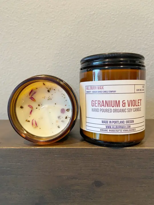 Geranium & Violet 8oz