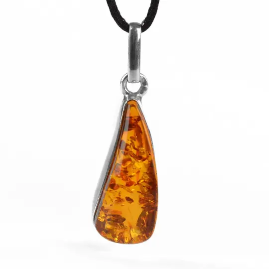 Sparkling Honey Amber Pendant