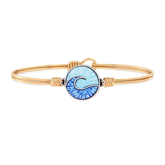 WAVE TIE-DYE BANGLE BRACELET
