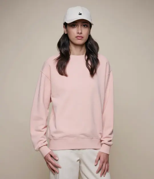 Relaxed Cotton Soft Fleece Sweatshirt