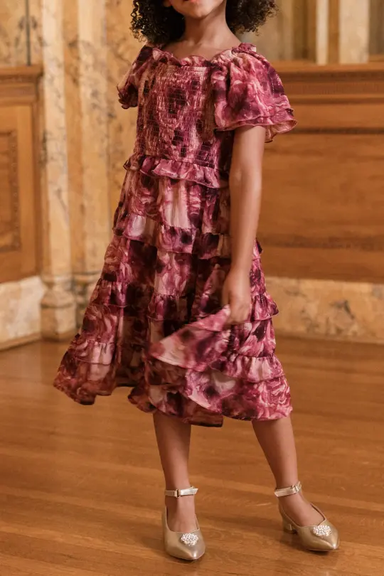 Mini Winnie Dress in Dreamy Roses
