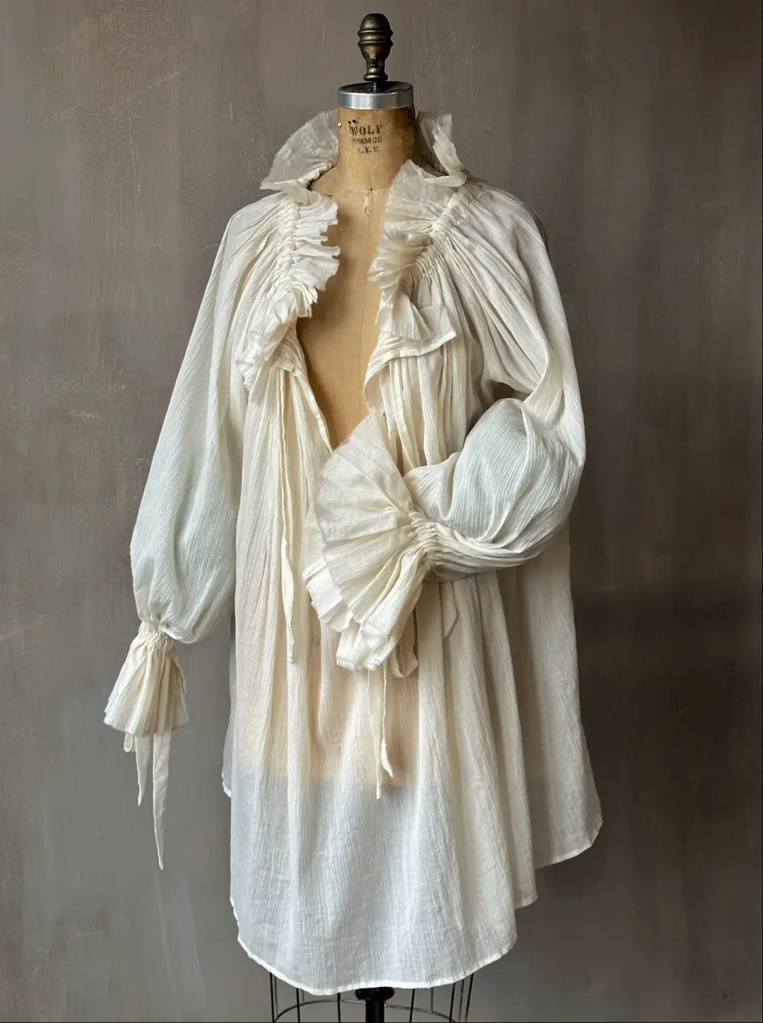 Alchemist Chemise in Parchment Cotton Gauze (In Stock)