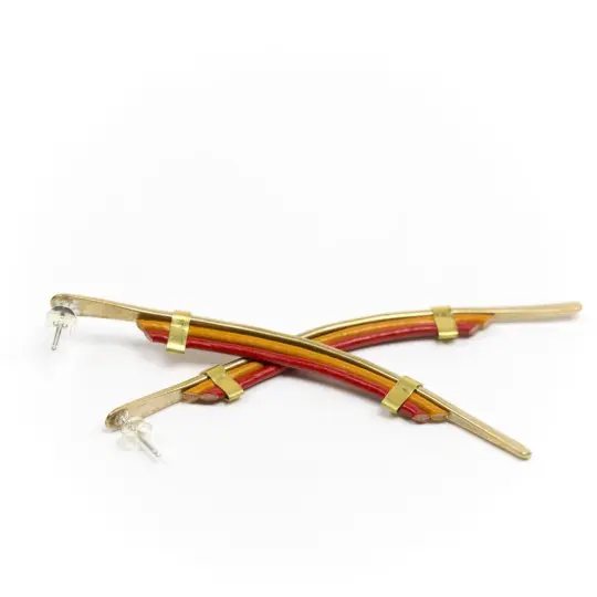 Recast Beam earrings