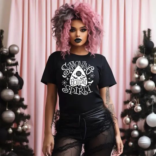 Summoning the Holiday Spirit Planchette Unisex Tee