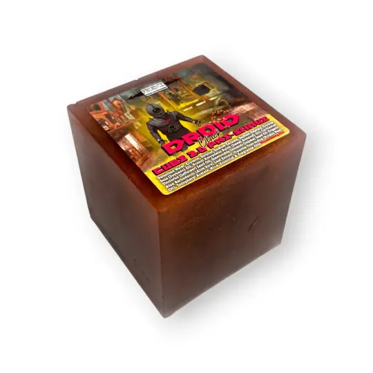 Droid Black CUBE! 2.0  Preshave Soap | Homage to Floïd Black