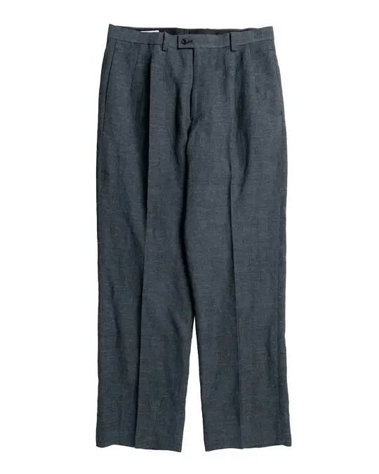 KAPTAIN SUNSHINE Wool Hemp Mesh Neutral Trousers Top Charcoal
