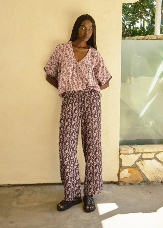 leone pant | summer 26 | hydrangea