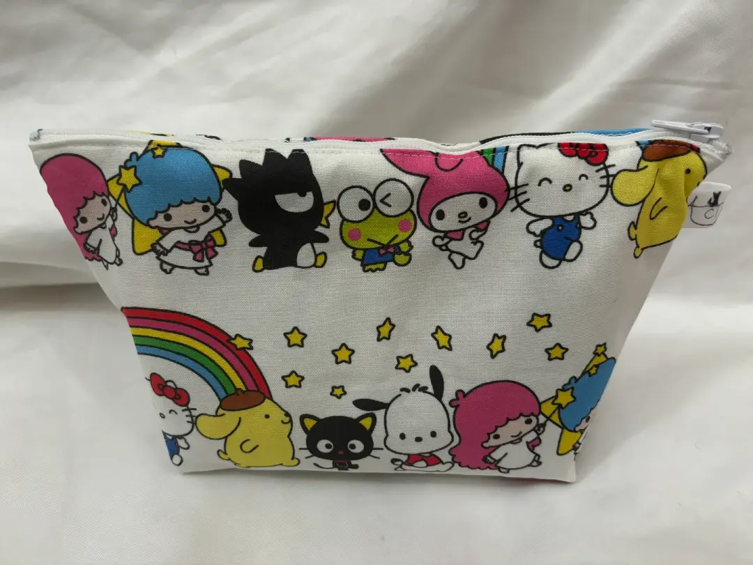 Anime Mascot Lineup Zipper Pouch