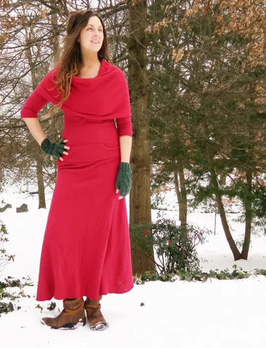 Super Cowl Darjeeling Simplicity Long Dress