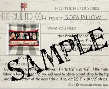 Helpful Heifer Sofa Pillow