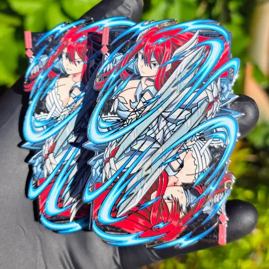 Ace of Diamonds Pin (Black Swirl Pearl Card)