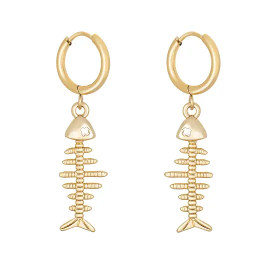 Fishbone Earrings