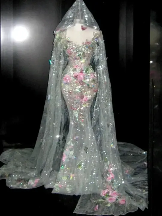 Light green forest-style halter-neck fitted mermaid bodycon sexy prom dress R6445