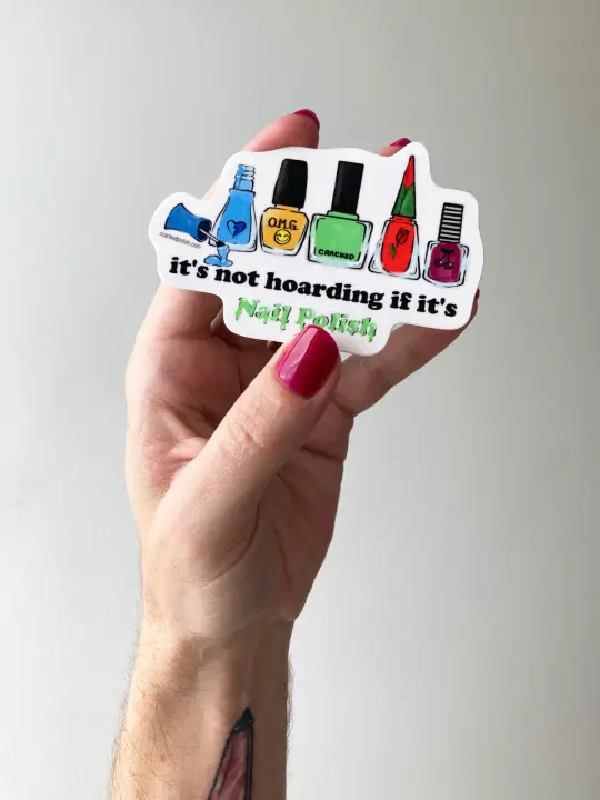 Hoarding Polish Sticker