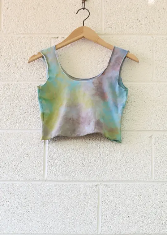 OOAK - Eos Bralette / S / Stretch Cotton/ Ice Dye (428)