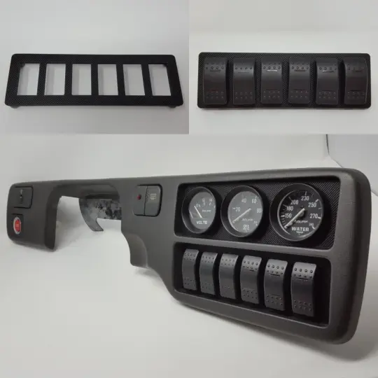 92-95 Honda Civic (all) Radio Rocker Switch Plate