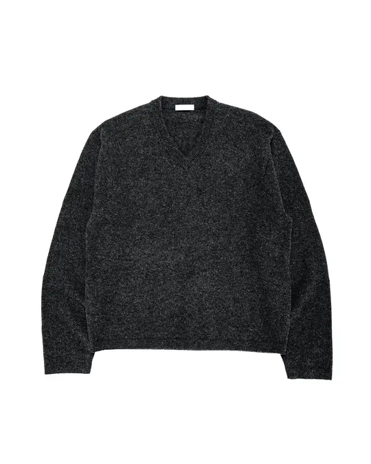 Lady White Co. Wool V Neck Sweater Charcoal