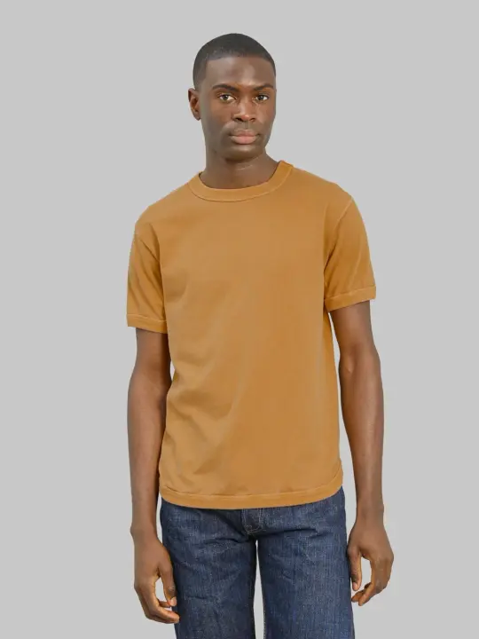 Fullcount 5222 Flat Seam Heavyweight T-Shirt Saffron
