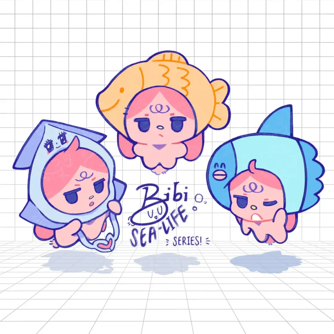 bibi sea-life sticker