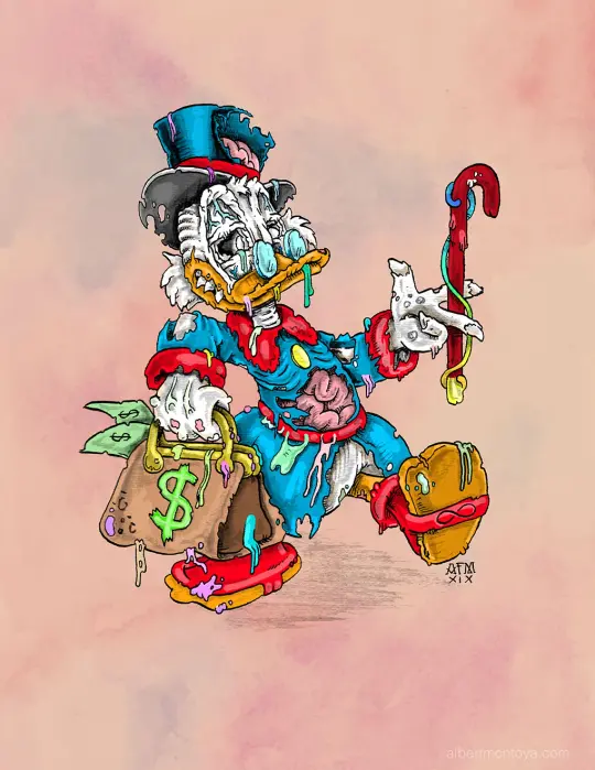 Print "Undead Scrooge"
