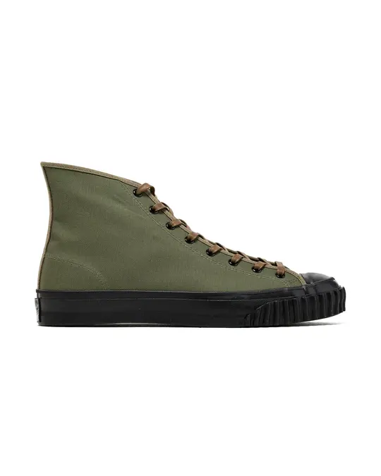 The Real McCoy's MA26006 Military Canvas Training Shoes Olive