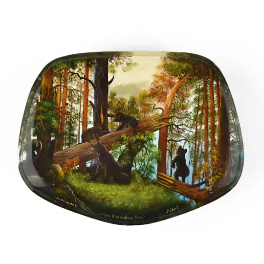 Morning in the Woods Lacquer Box