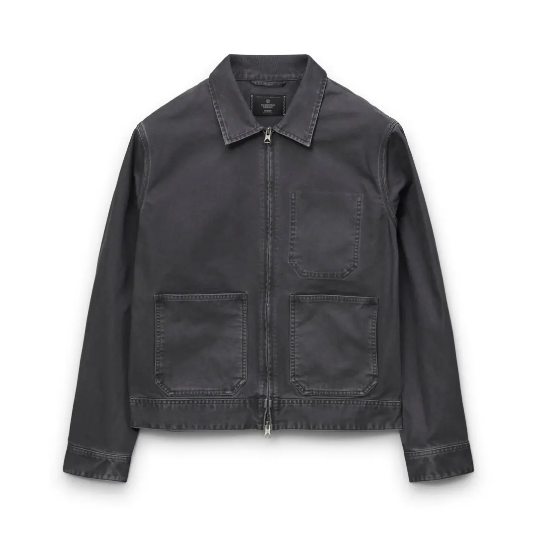 Cotton Canvas Fadeaway Grounds Jacket