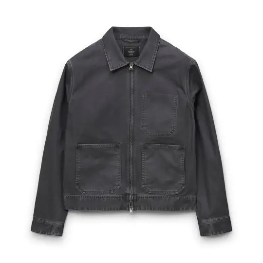 Cotton Canvas Fadeaway Grounds Jacket