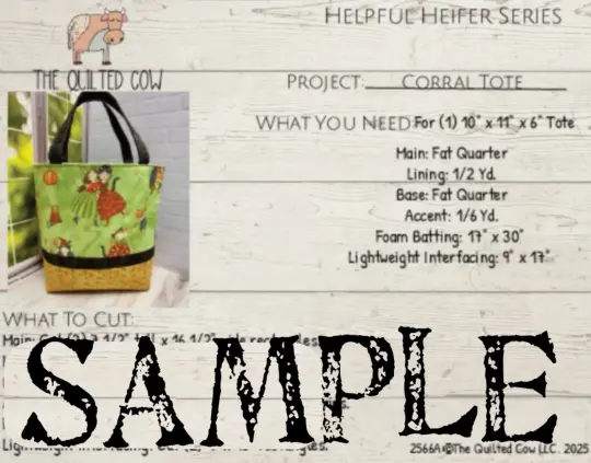 Helpful Heifer Corral It Tote