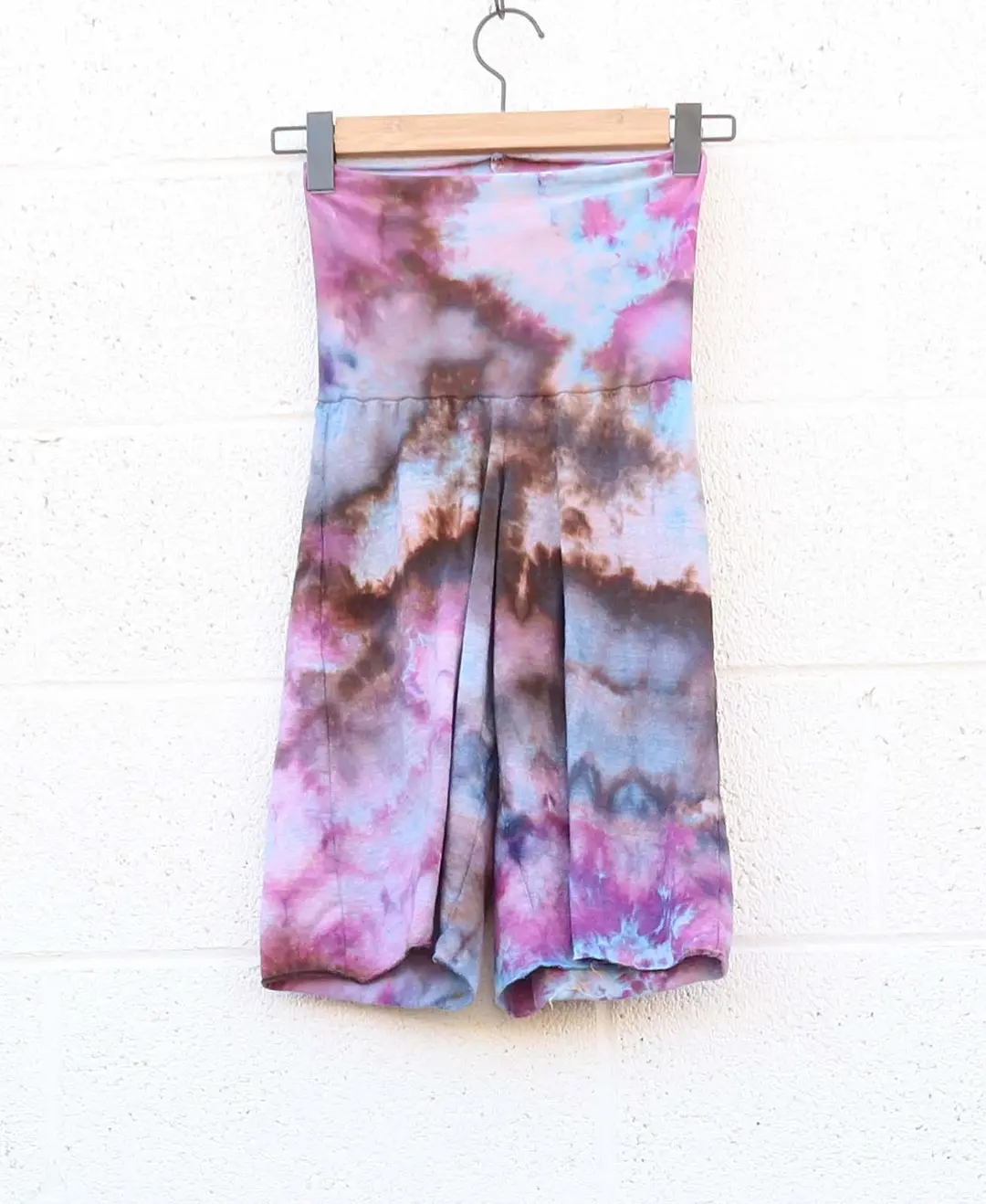 OOAK - Simplicity Bermuda Shorts / XXS / Light Hemp / Ice Dye (73)
