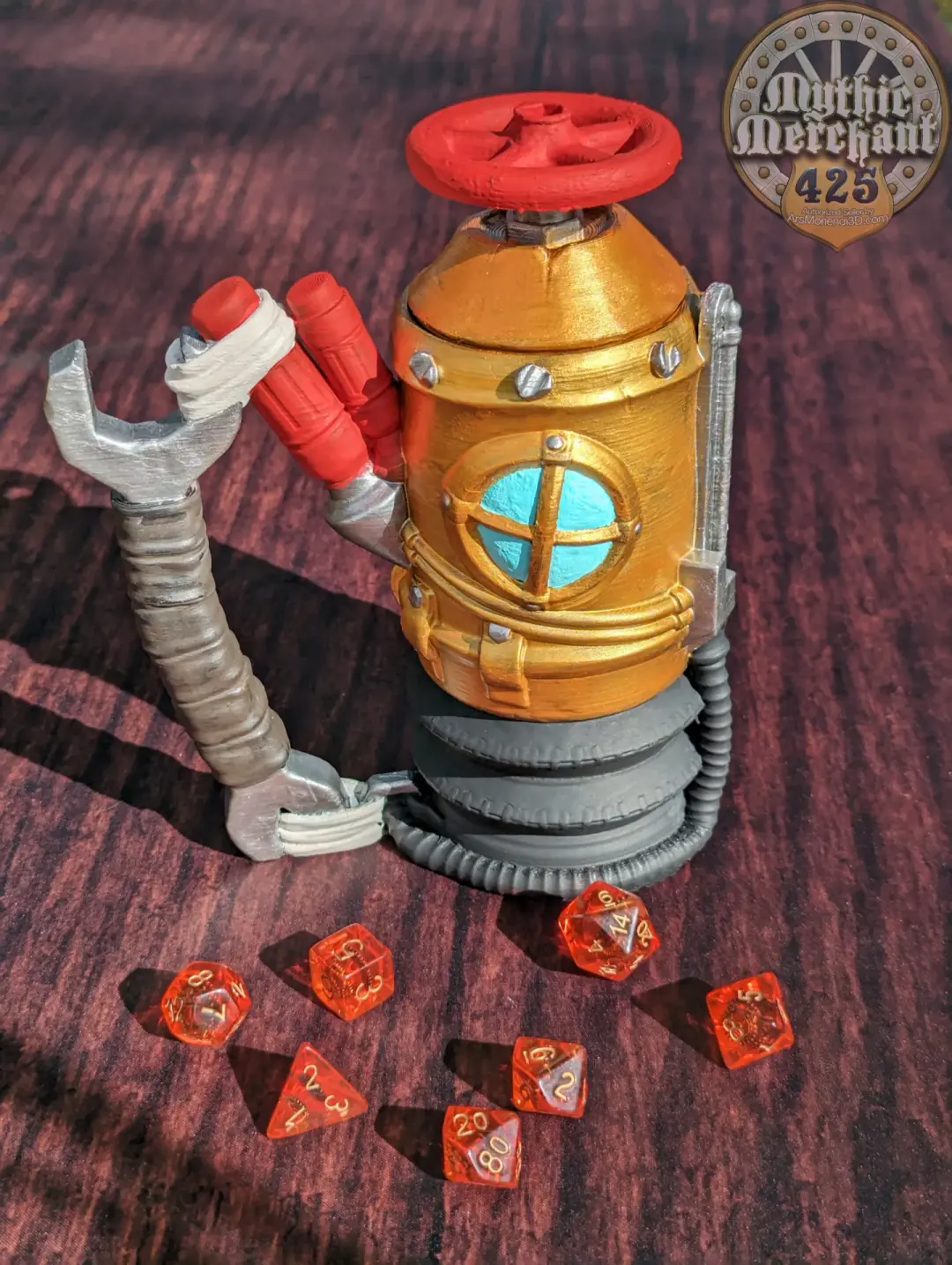 Gadgeteer Steampunk 3D Printed Can Holder | Drink Koozie | Mythic Mugs Collection by Ars Moriendi 3D- Embrace the World of Steampunk!