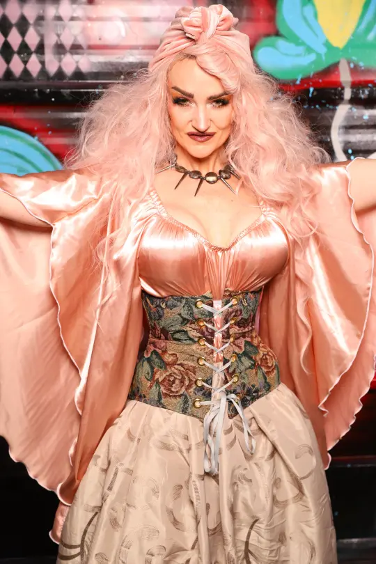 Petite Wench Underbust Corset in Victorian Parlor Rose - The Darling Dolly Collection