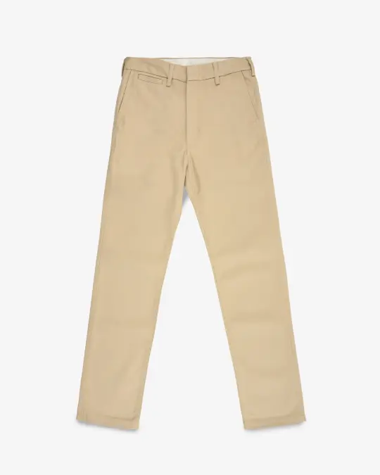 12oz Heavy Cotton Regular Fit Chinos - Khaki
