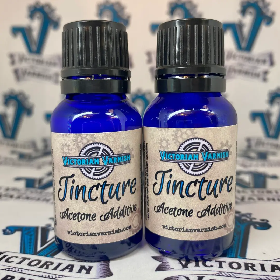 Victorian Varnish: Tincture Acetone Additive Duo "Fairy Tea and Fairy Oasis" *OVERSTOCK*