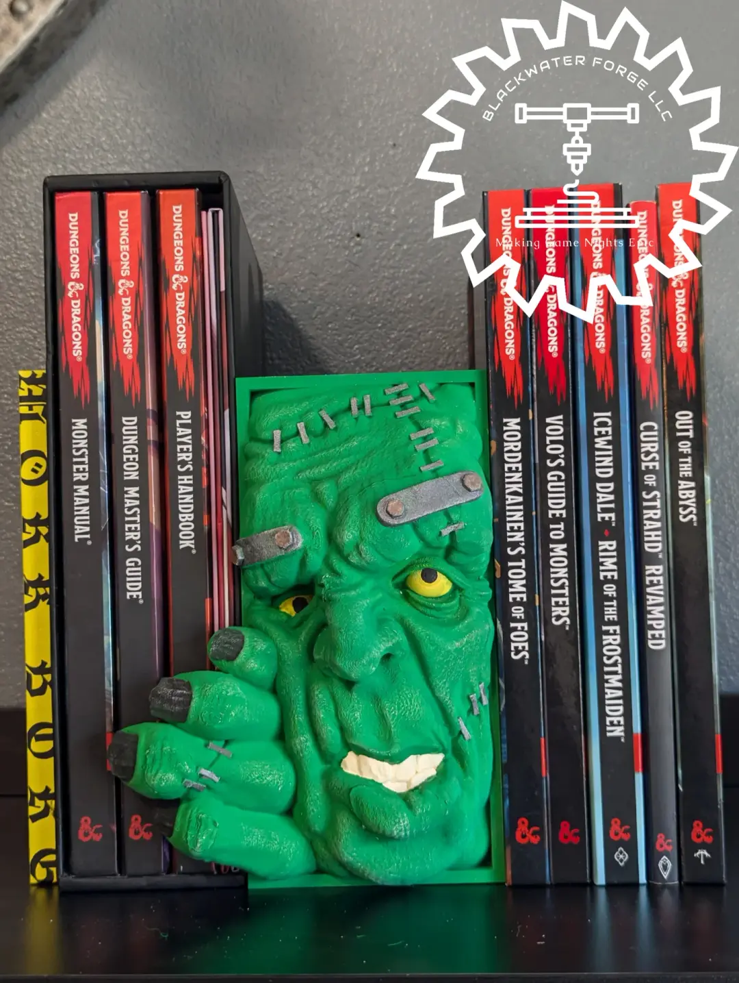 Dr. Frankenstein's Monster 3D Printed Book Nook- Miniatures of Madness- Step into the chilling laboratory of the legendary Dr. Frankenstein!