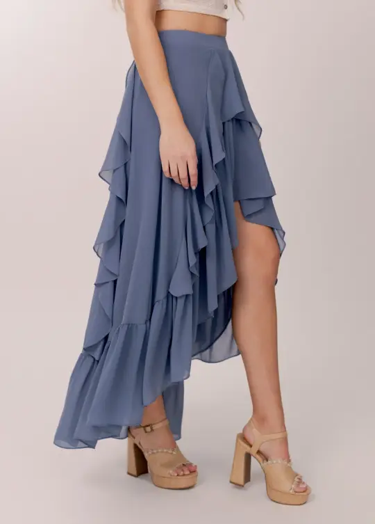 Kori Skirt in Chambray