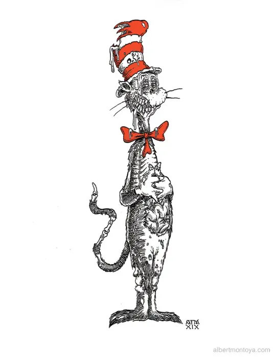 Print "Up To No Good Cat"