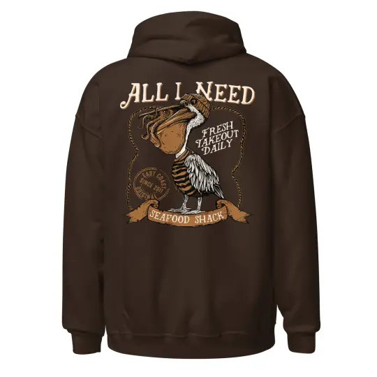 Pelican food Hoodie