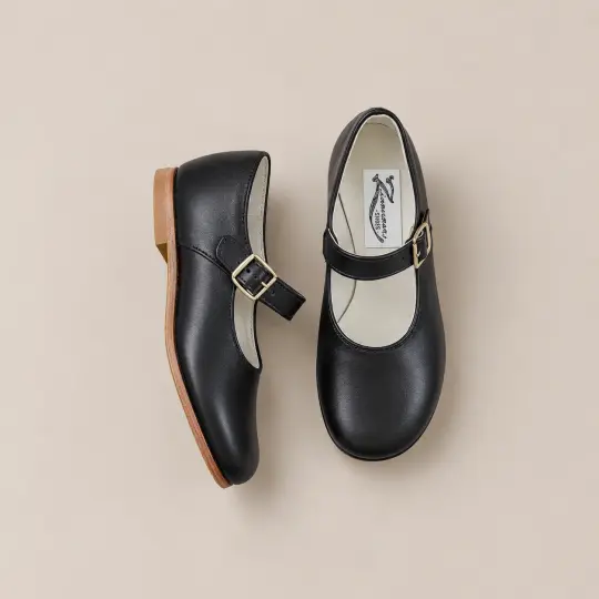 Mini Mary Janes in Black