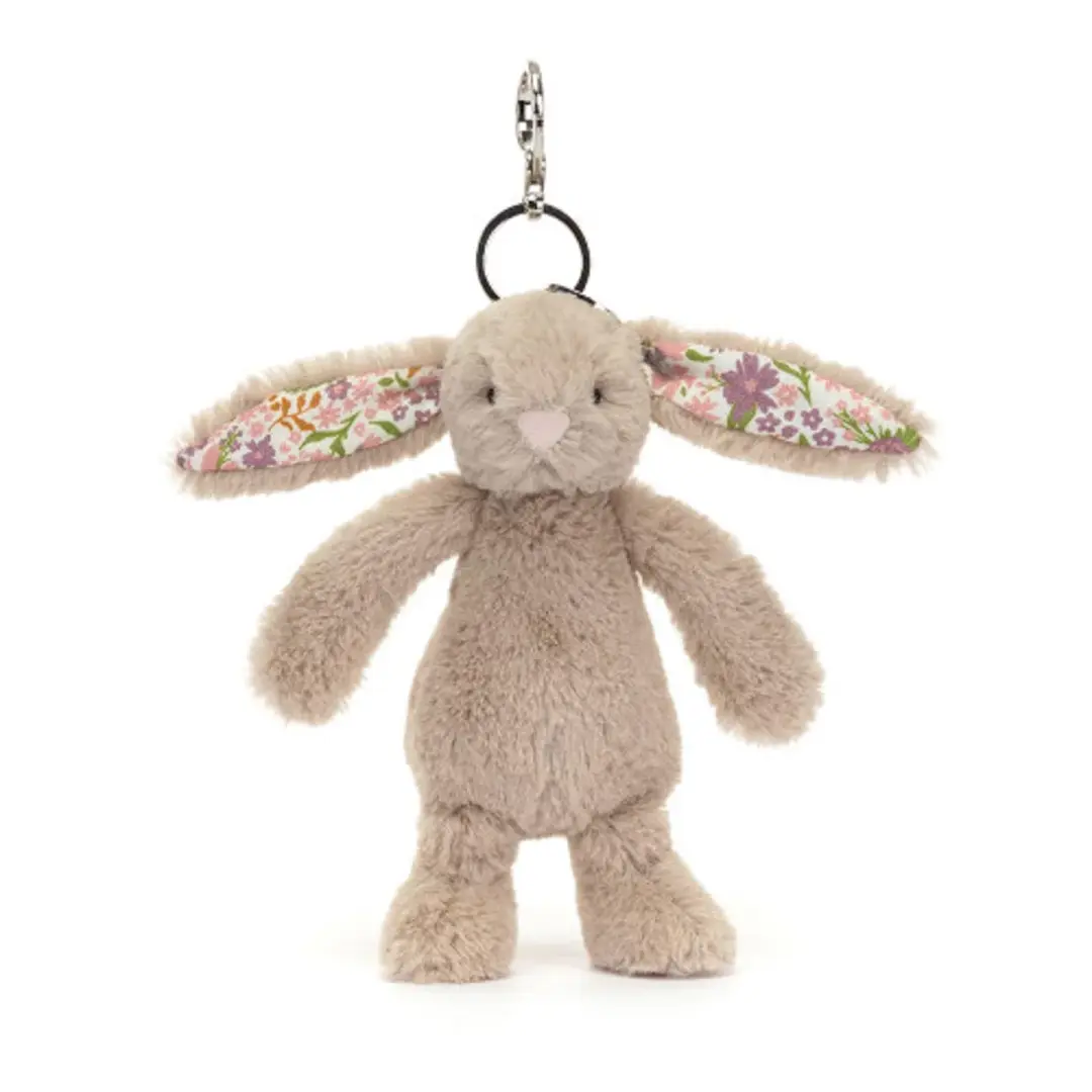 Blossom Beige Bunny 'Petal' Bag Charm