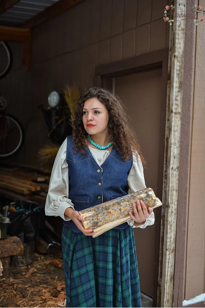 The Denim Stockyard Vest- XL