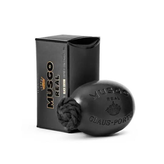 Musgo Real Black Edition Soap on a Rope 190g