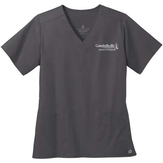 Campbellsville University Chiro EMB WW4560 Wonder Wink Ladies Scrub Top
