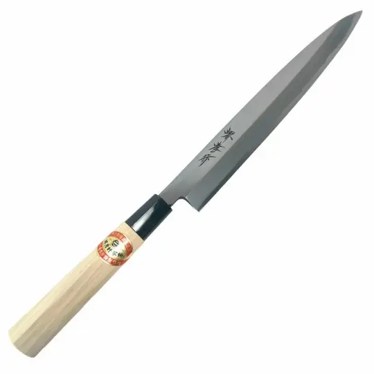 Sakai Takayuki White #3 Kasumi 240mm Yanagiba with Magnolia Wa Handle