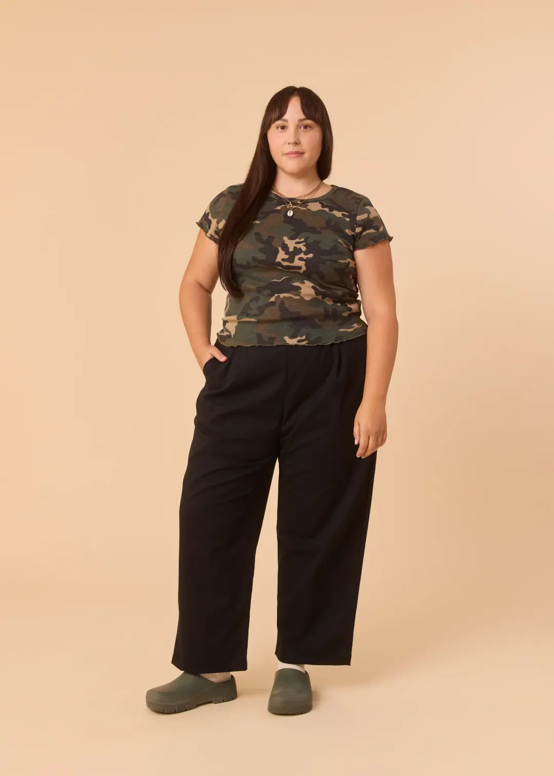 Strait Pant [Wide Leg]
