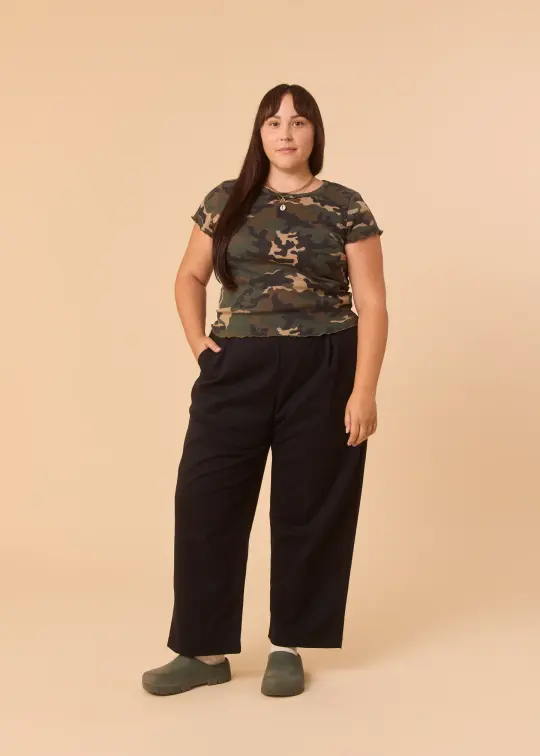 Strait Pant [Wide Leg]
