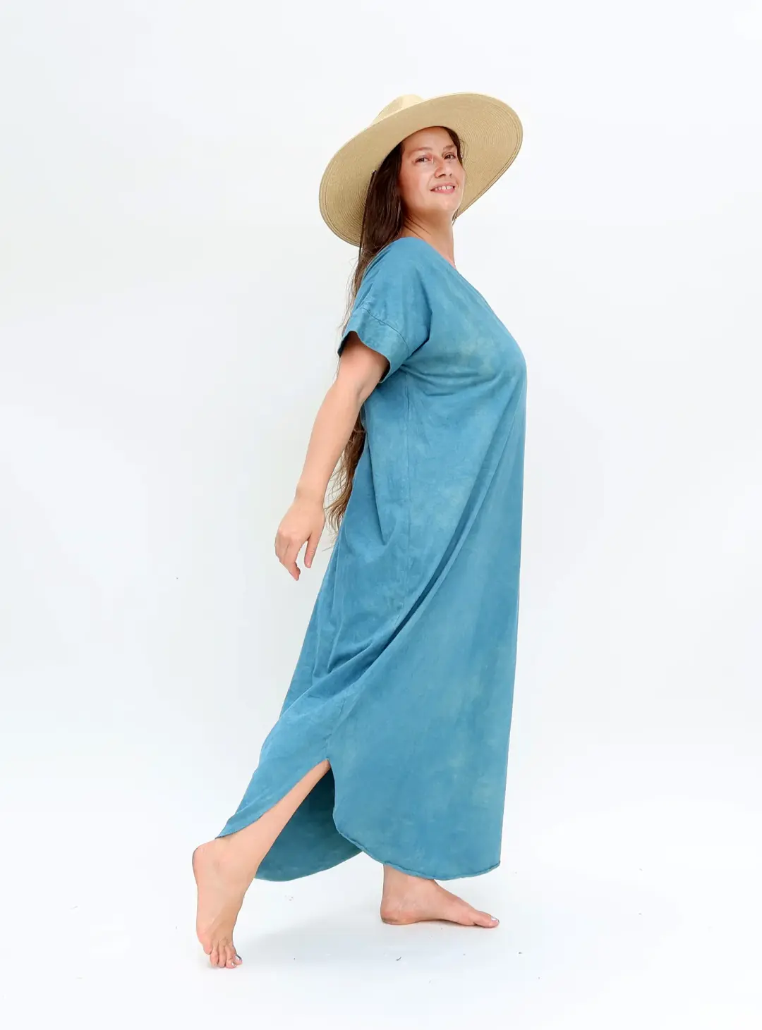 Everyday Magnolia Bloom Long Kaftan