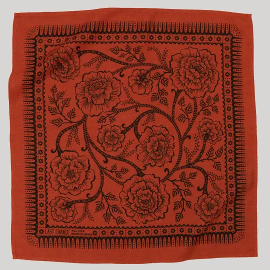 Natural Dye Silk Bandana | Madder Ramble