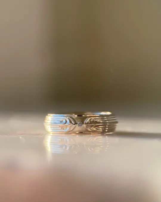 Pillars Band Pt II // 1.5mm // Gold