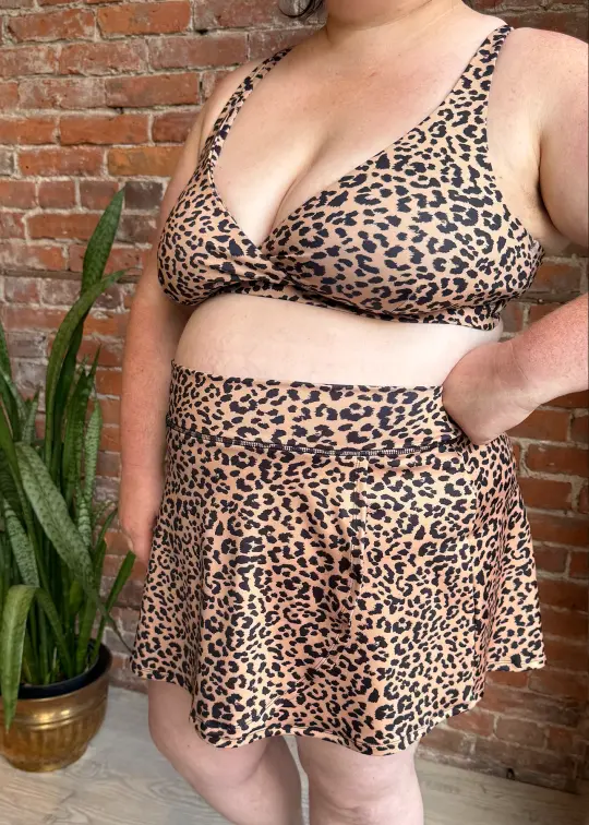 THE MARGARET TOP (DD+) [Leopard]